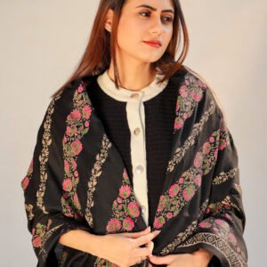 Midnight Bloom Shawl